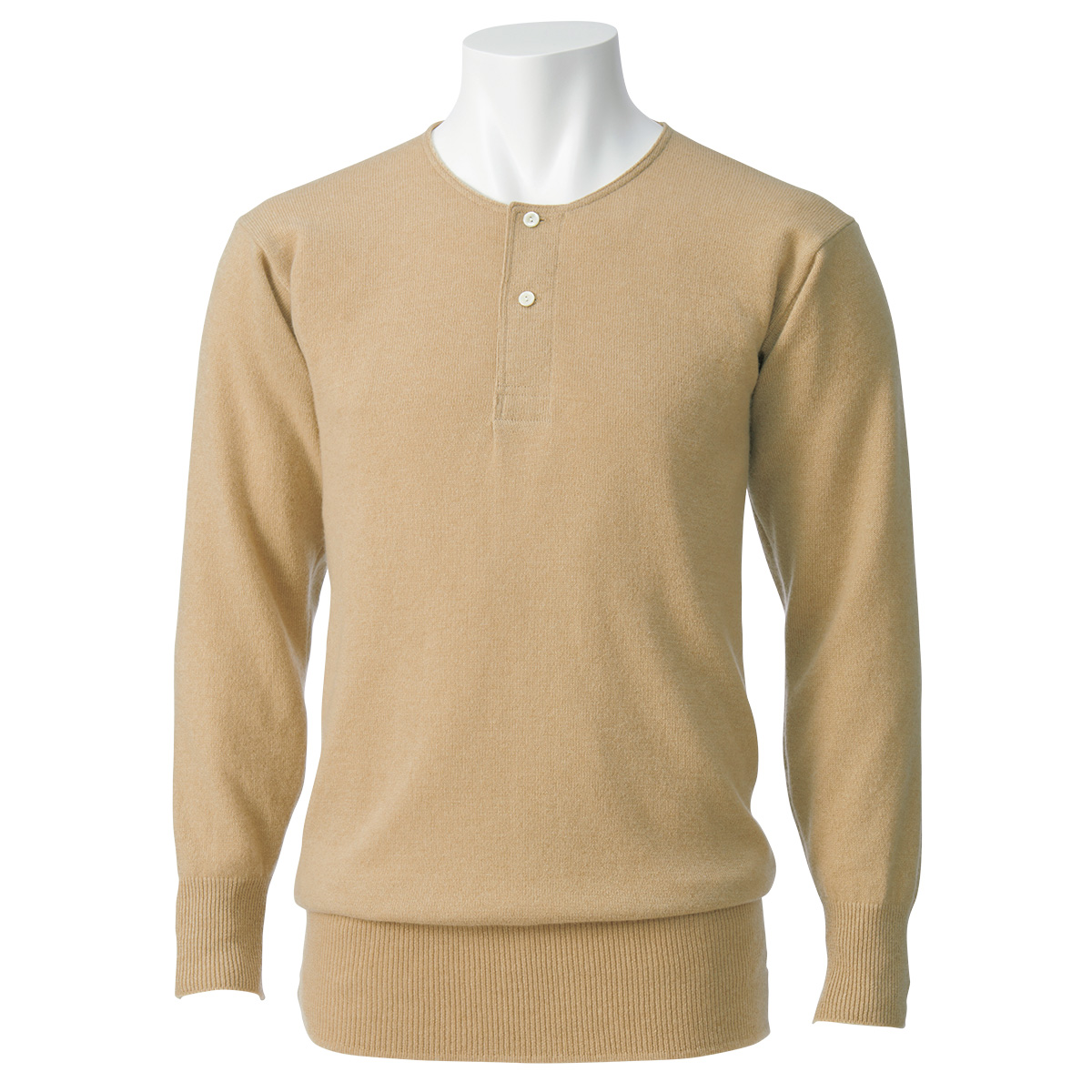 カシミヤアンダーシャツ／紳士用／M、L