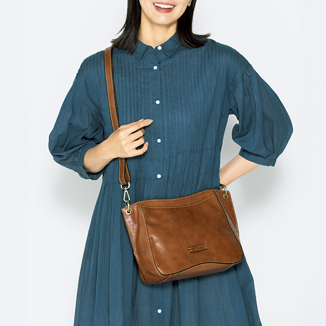 コットンボイルピンタックワンピース