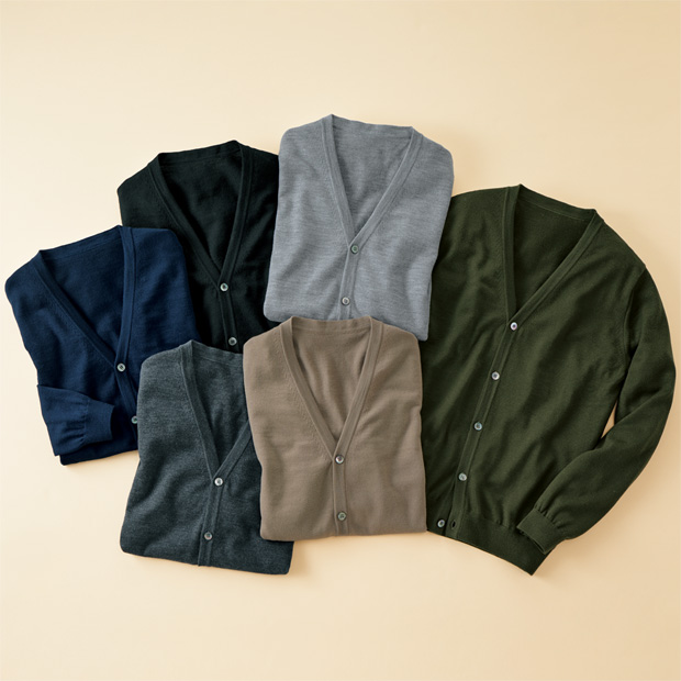 エクストラファインメリノ･カーディガン