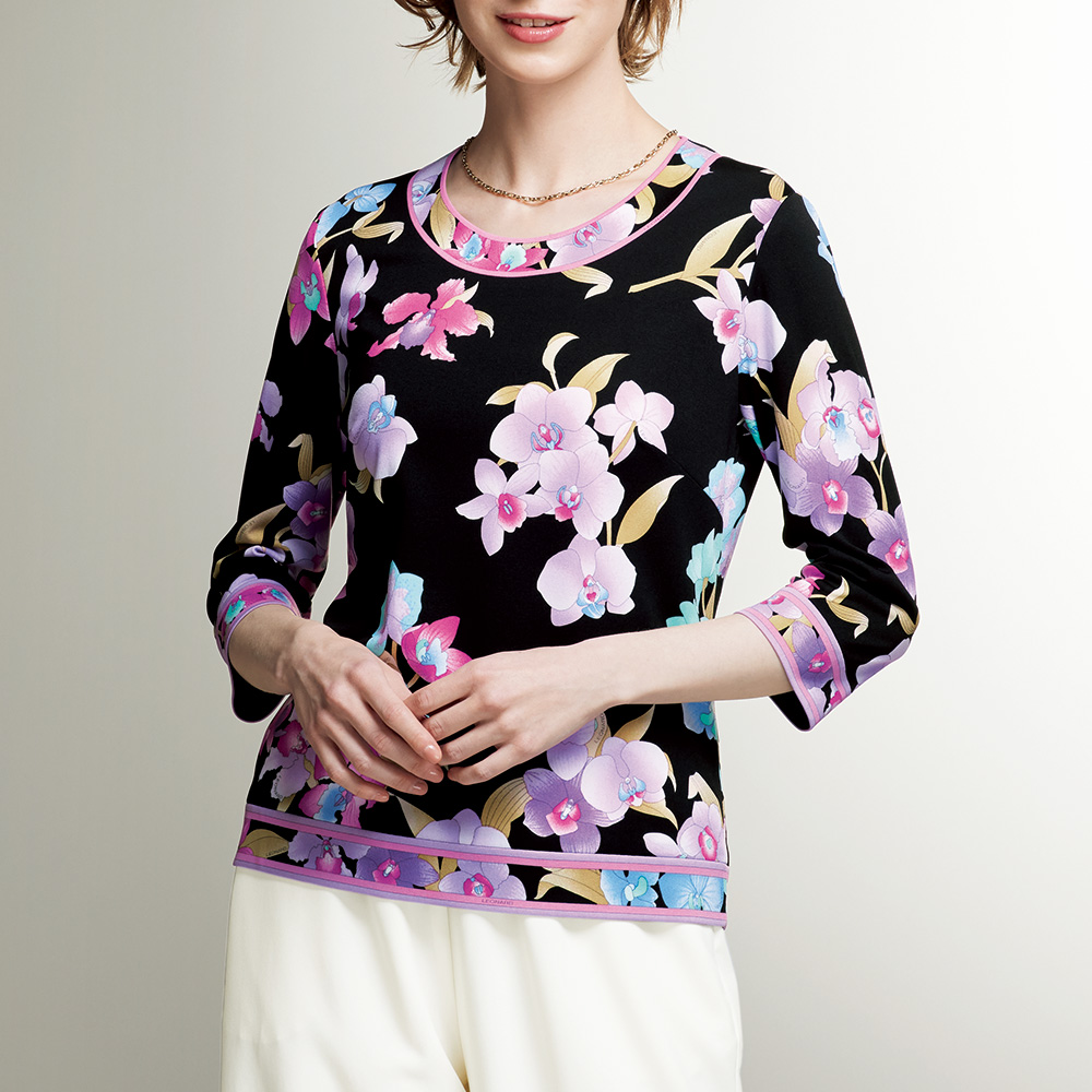 パネルプリントプルオーバー