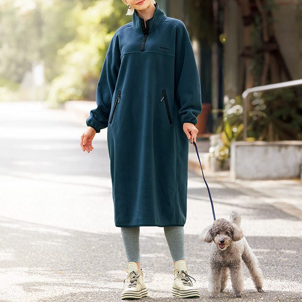 グリッドフリースワンピース