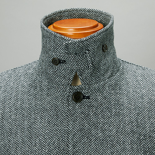 英国ツイード･中わたコート