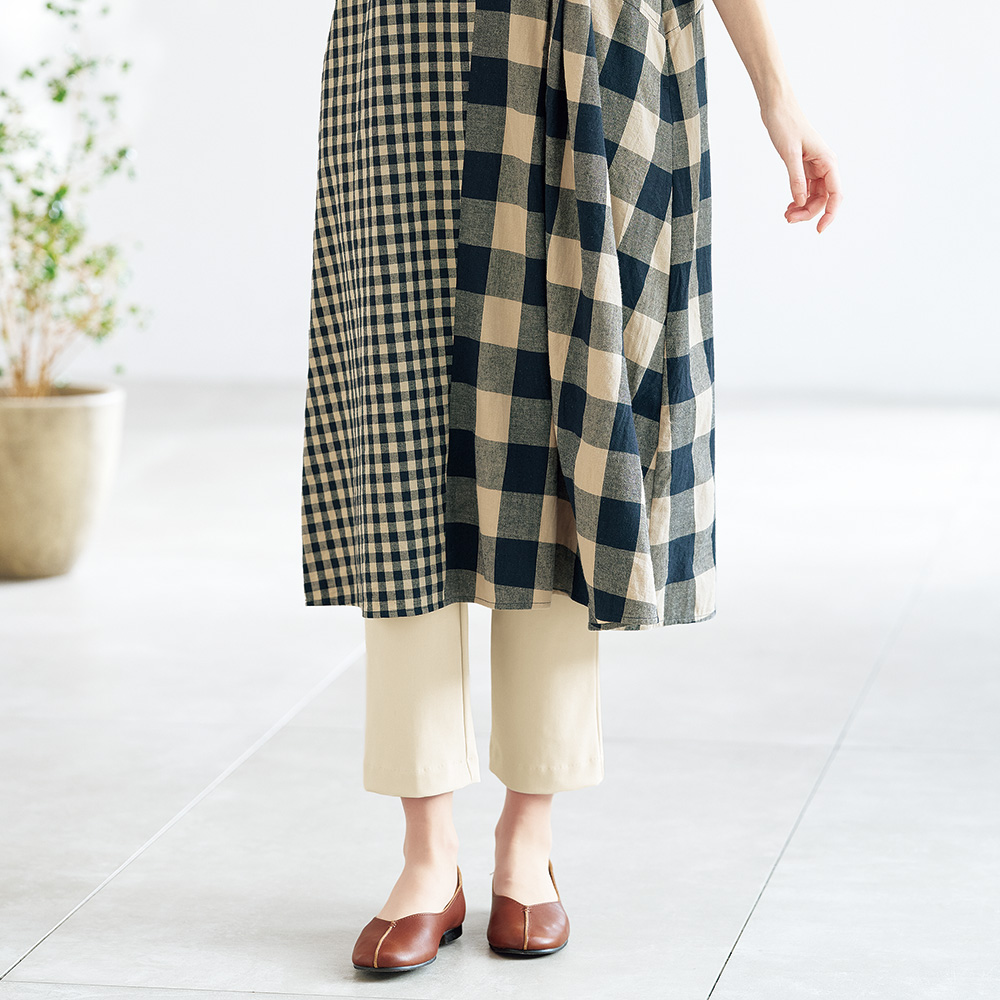 伸びてらくらくスリムパンツ／2色セット