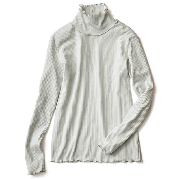 シルク混テレコプルオーバー