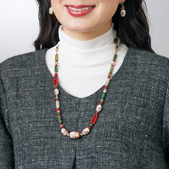 トンボ玉アクセサリー