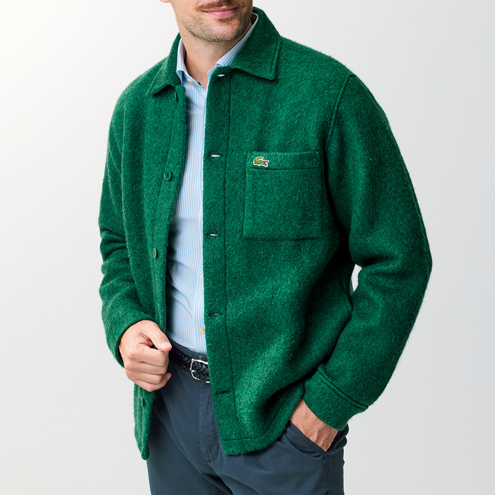 ウール混ブルゾン