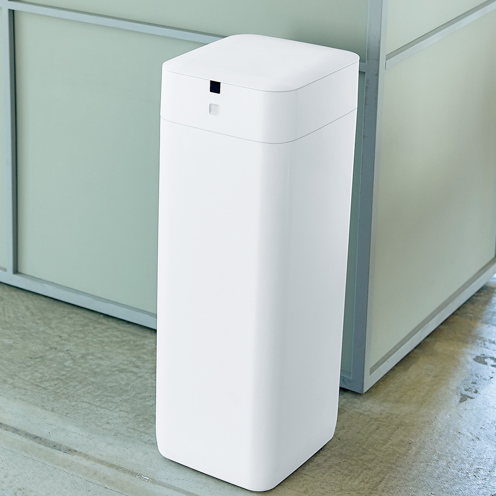 除菌もできる自動開閉･梱包ゴミ箱／30L
