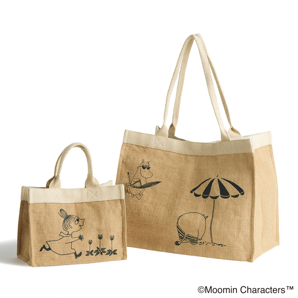 ジュートトートバッグ／大･小セット