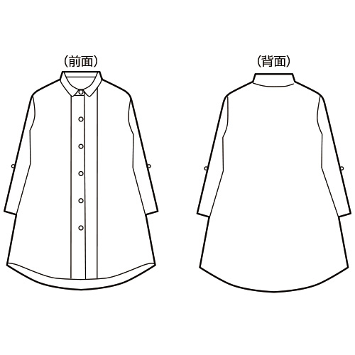 リーフ柄のジャカードブラウス