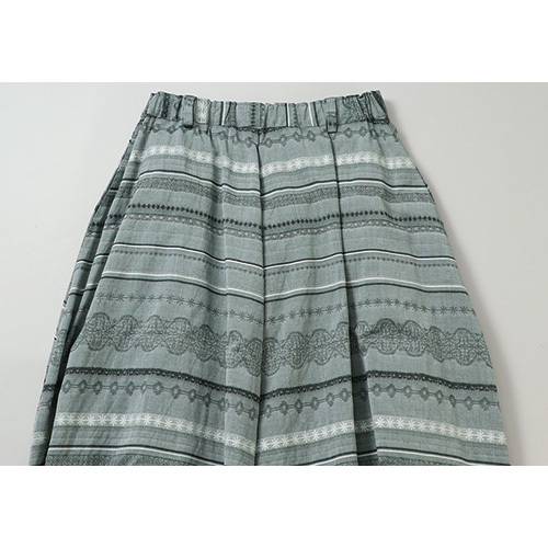 コットンジャカードスカート