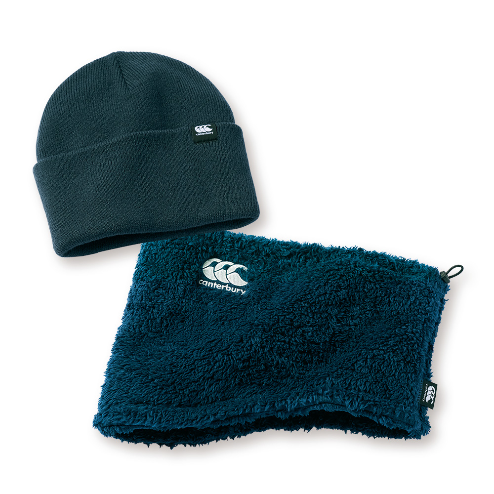 ニット帽×ネックウォーマーセット/男女兼用