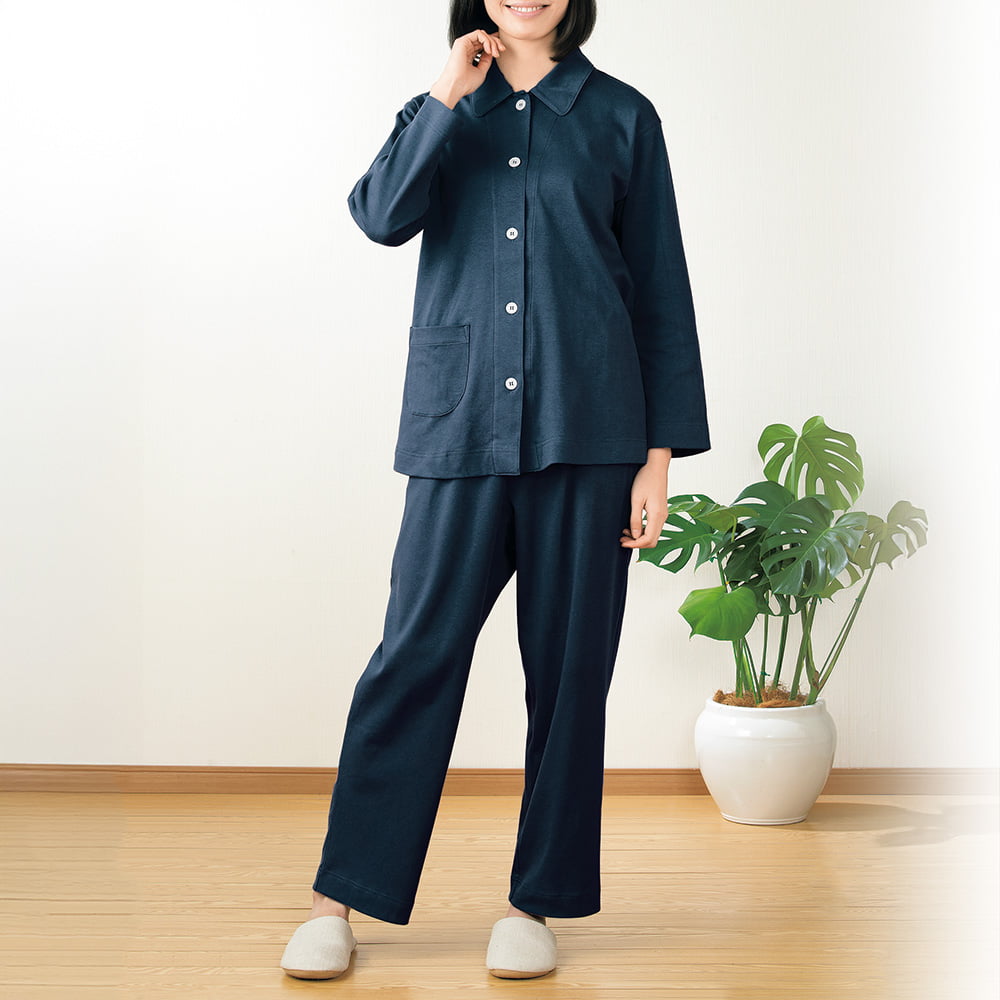 社長愛用素材のニットパジャマ／婦人用