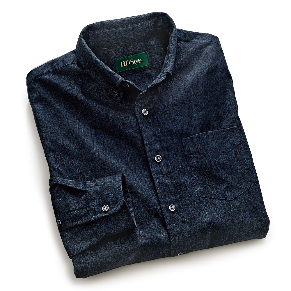 ソフトサーモ･ヘリンボーンB.D.シャツ