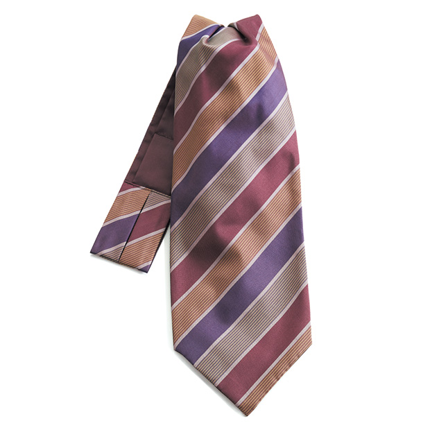 甲斐絹のイージーアスコットタイ