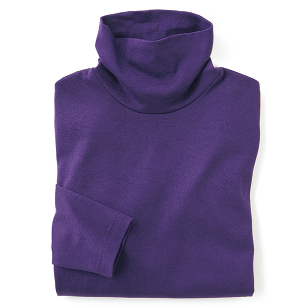 コットンウール･タートルネックプルオーバー