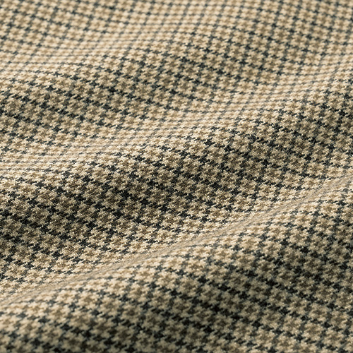 チェック柄・両面起毛ストレートストレッチパンツ