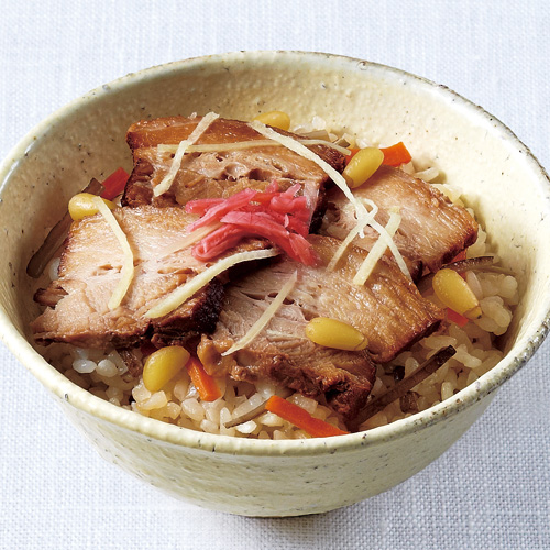 豚角煮ご飯