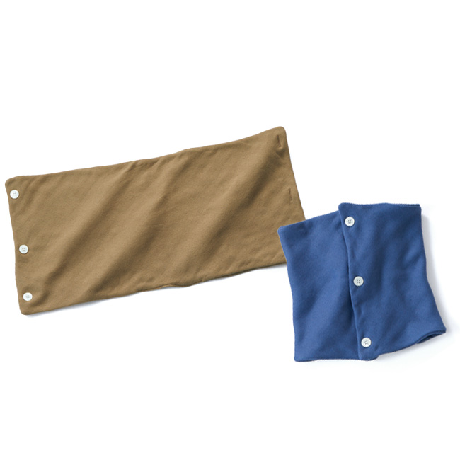 首のおふとん八重ガーゼネックウォーマー/2色セット