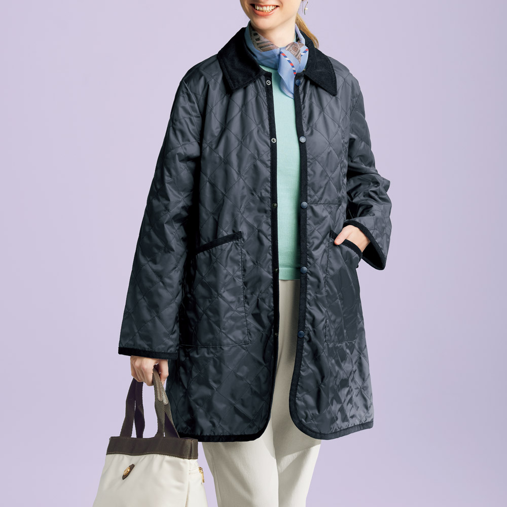 キルティングコート／当社限定カラー