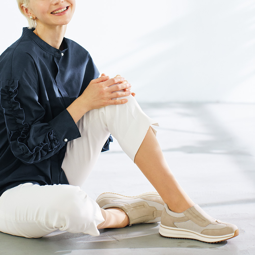 4E･サイドファスナースニーカー