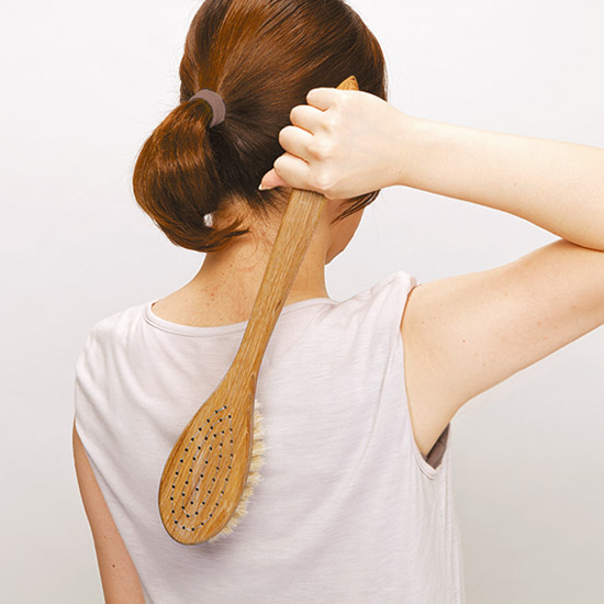 柄付きボディブラシ 