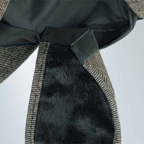 耳当てが取り外せるキャップ