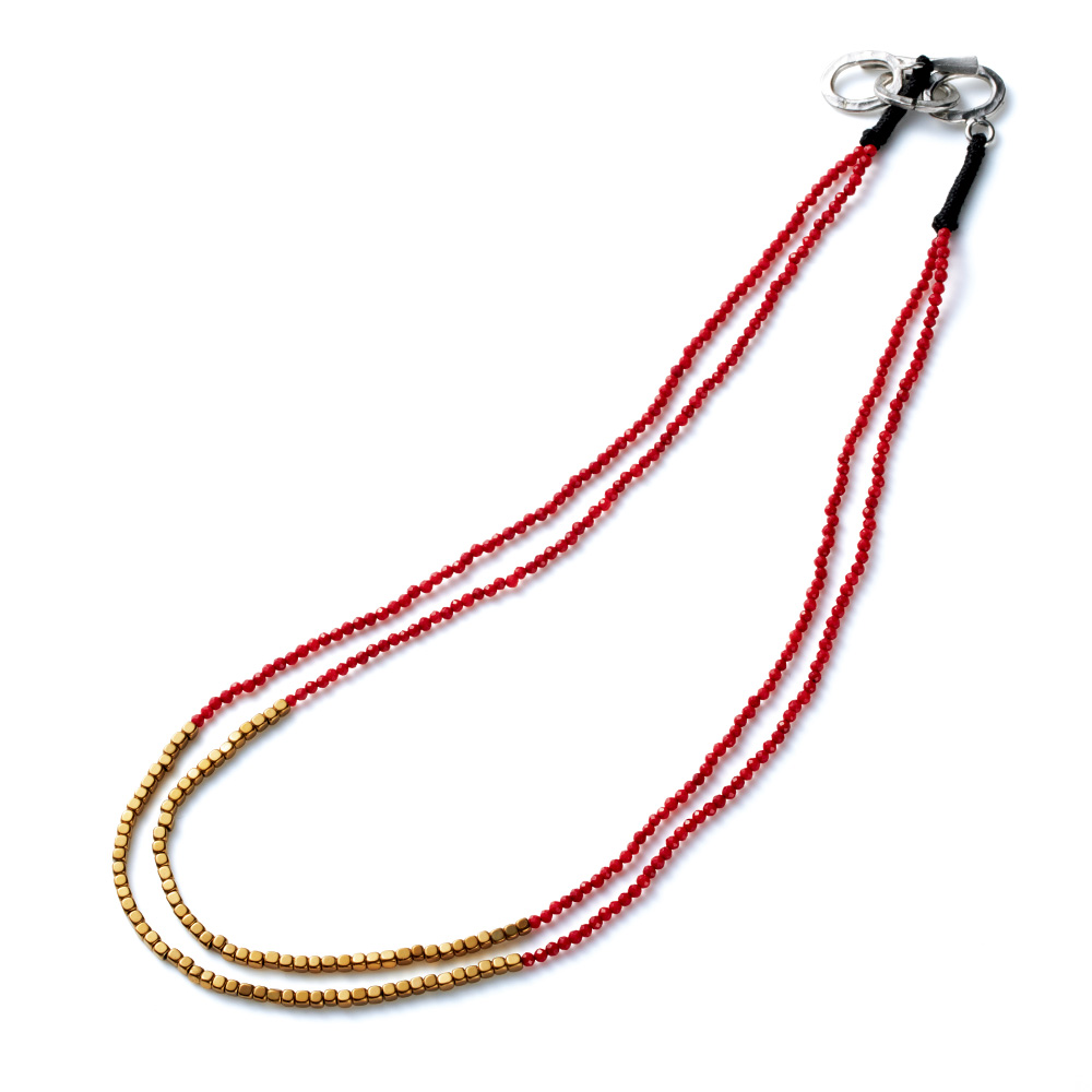 軽やか二連ネックレス