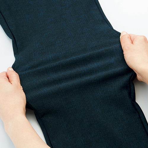 ハイストレッチデニム調裏起毛パンツ