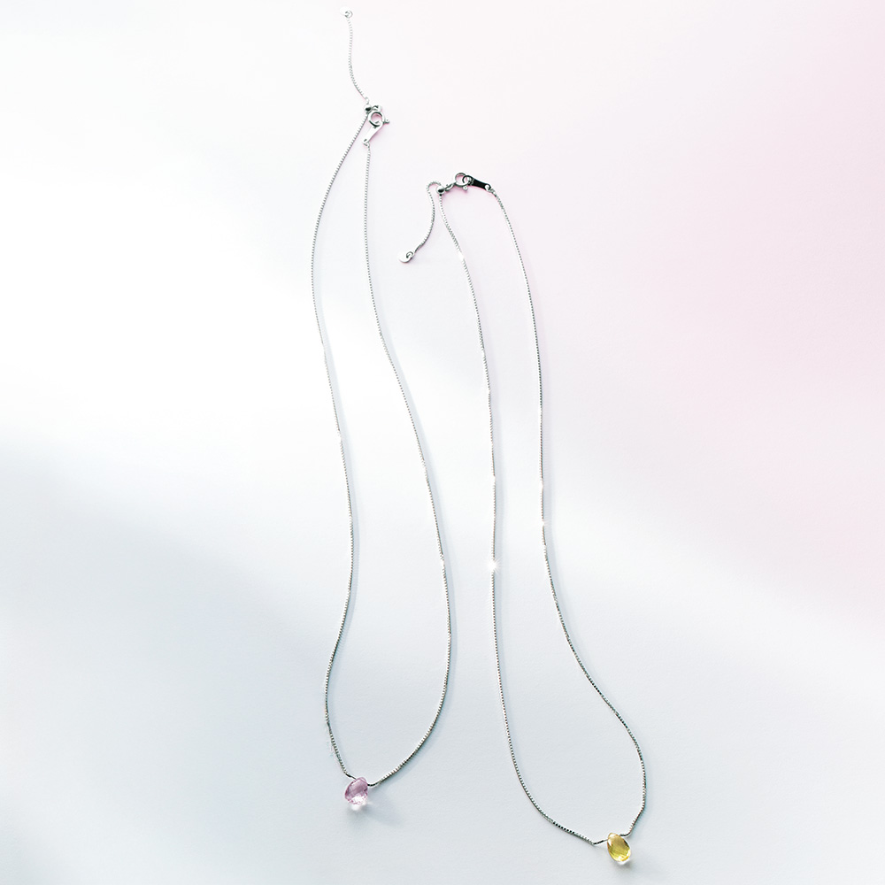 非加熱サファイア･ペンダント