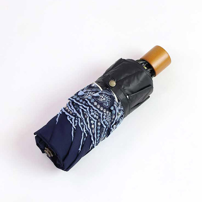 マーブル刺繍ミニ折りたたみ日傘