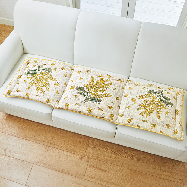 イタリア製ジャカード織ソファクッション