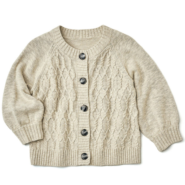 リネンコットンカーディガン