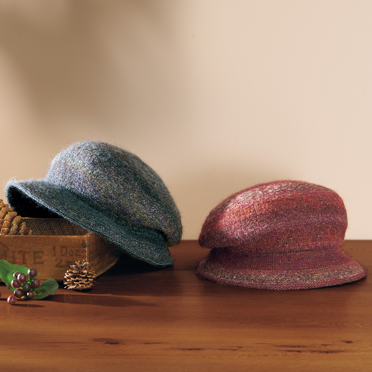 ベル モード グラデーション モヘヤ混クローシュ ライトアップオンラインストア