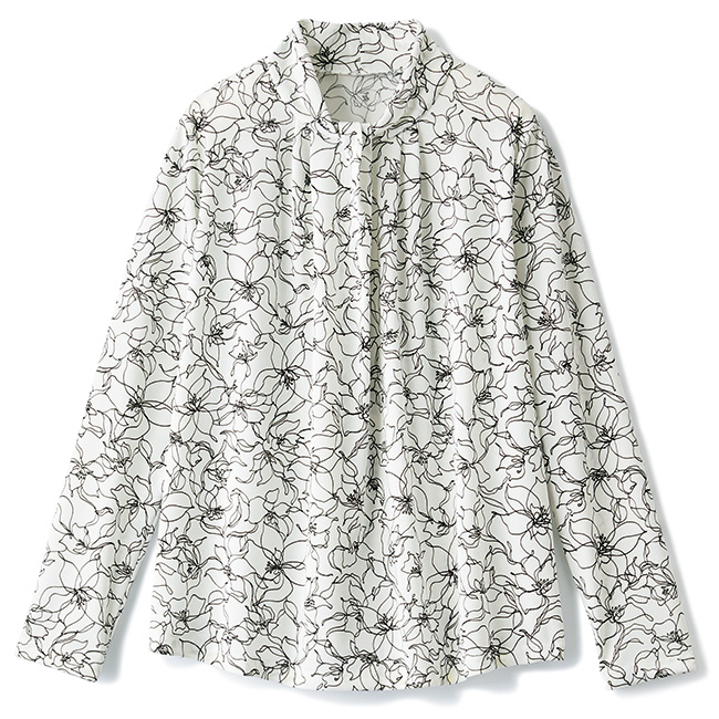 ボウタイ風プルオーバー