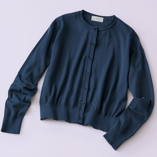 スカラップエッジ･カーディガン