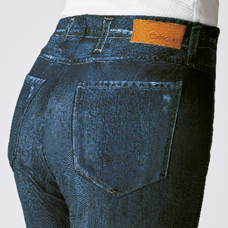 まるでデニム／ぐーんと伸びてラク ストレートシルエットパンツ