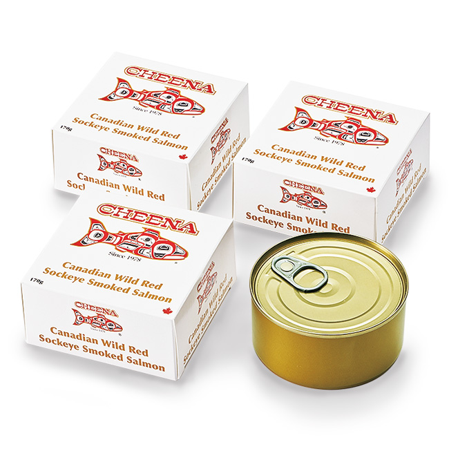 カナダ産スモークサーモン缶詰／4缶セット