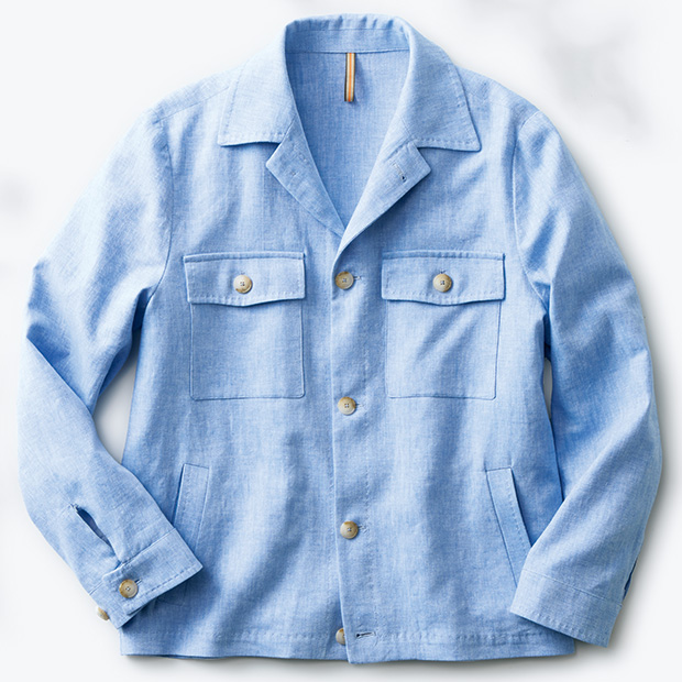 リネンコットンブルゾン