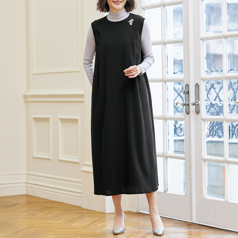 シルク混シャーリング･アンサンブル