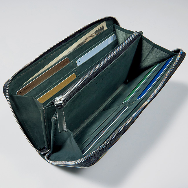 コードバン・ラウンドジップ・ロングウォレット