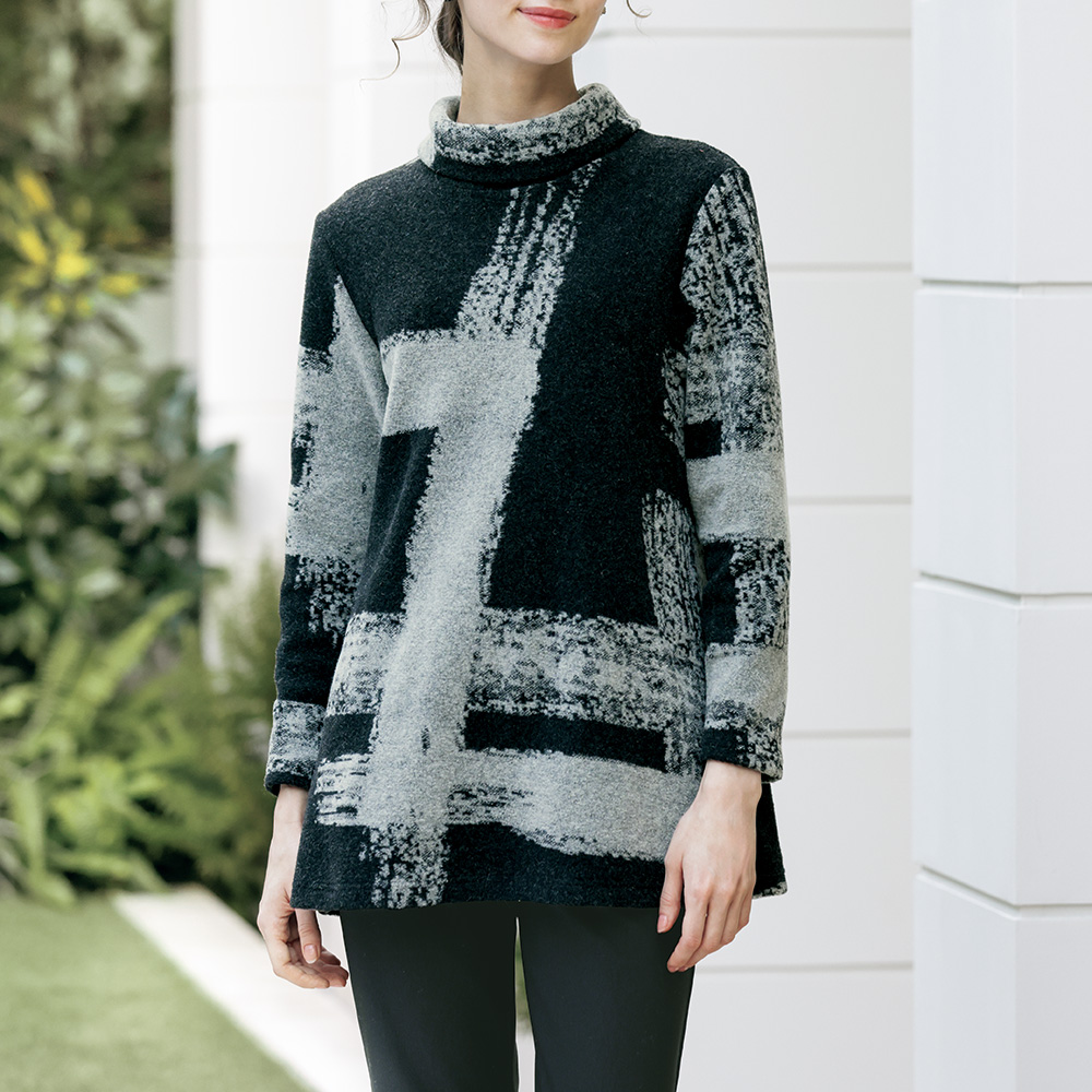 イタリア生地モダンチュニック