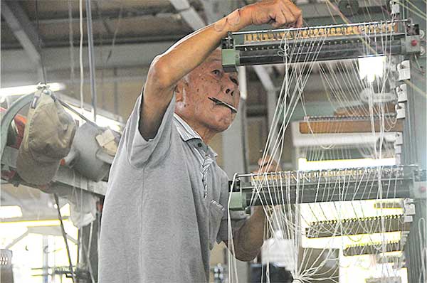 整経作業の様子2