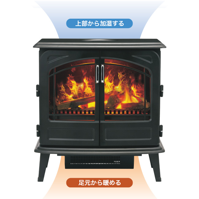 ファンヒーター式インテリア暖炉／設置･梱包配送料込み