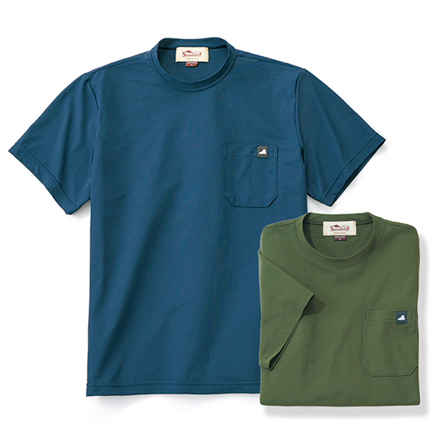 レイブロックポケットTシャツ／2色セット