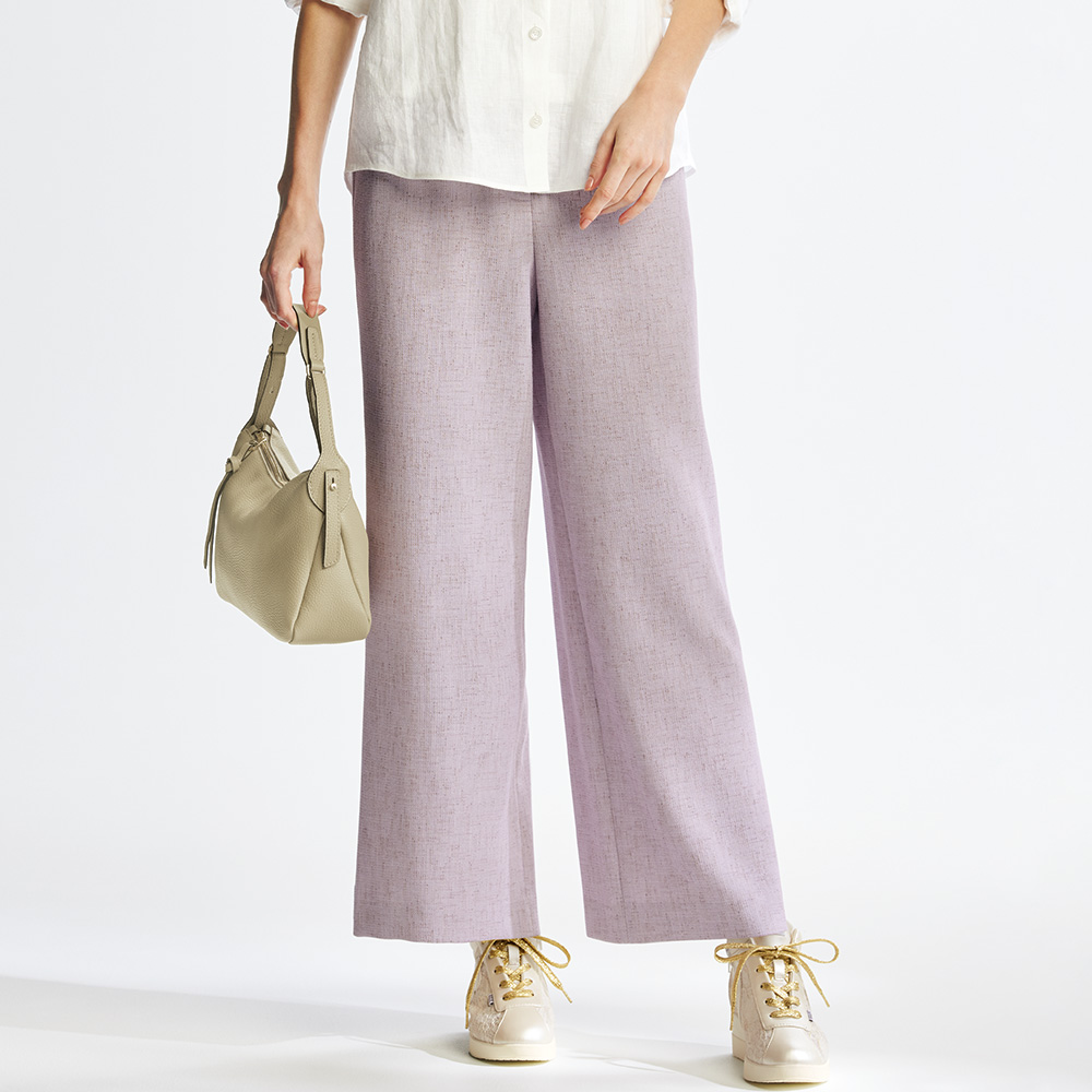 ミックスツイードストレートパンツ