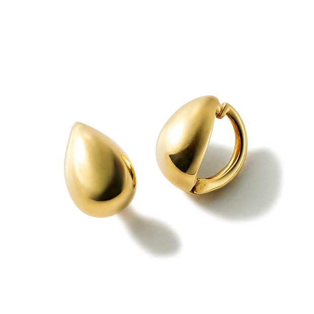 無段階調節式イヤリング･しずく型