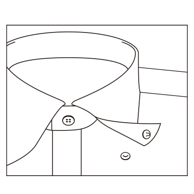 舶来ジャカード生地で仕立てた老舗のスナップB.D.シャツ