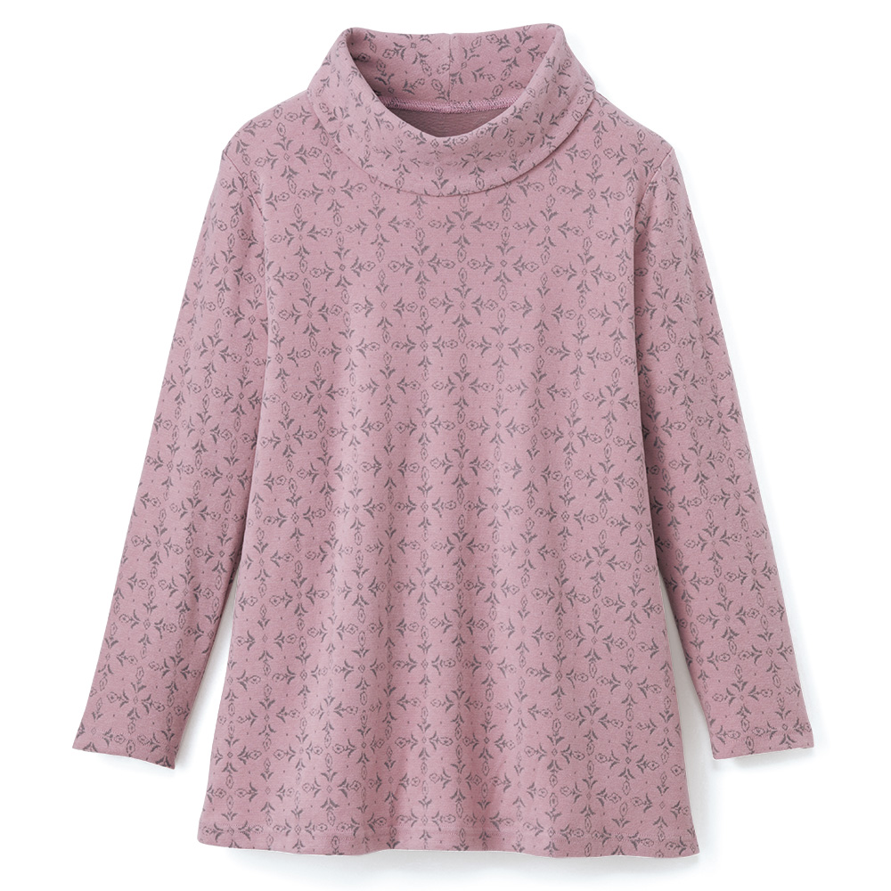 カレンサーモジャカードオフタートルチュニック