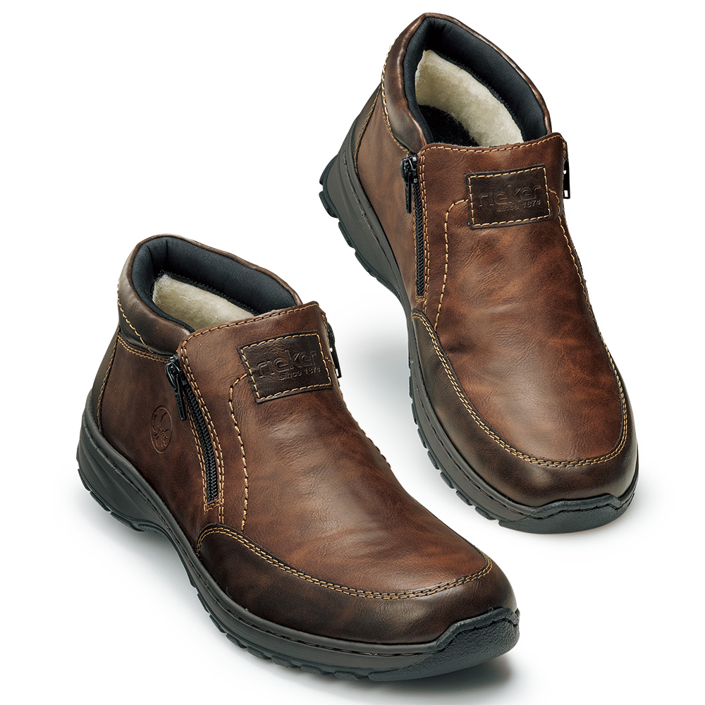 ウールボア・ダブルファスナーブーツ