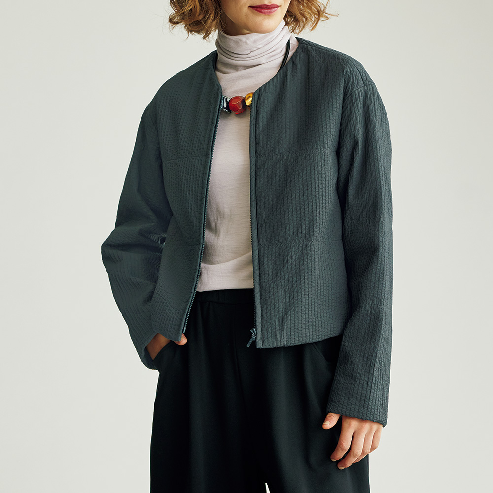 YACCOMARICARD/ジャケット/コットン/グレー/無地/3022018-16/サイズ:N  